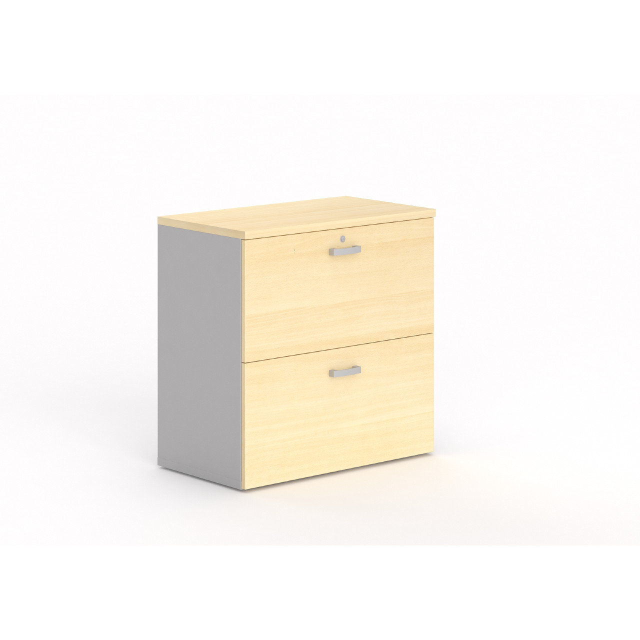 Mobika Bureau crédence 2 tiroirs série Tono