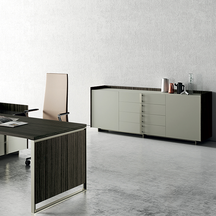 CUF MILANO Magenta armoire de bureau rangement