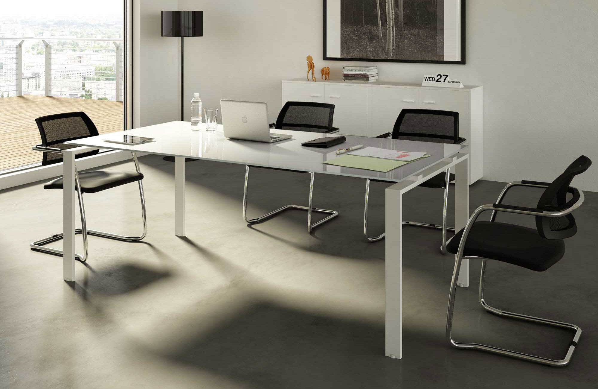 CUF MILANO Glass Doria bureau direction verre