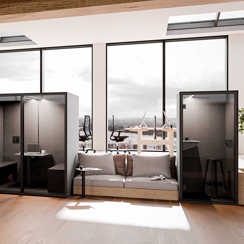 CUF MILANO Focus cabine téléphonique box acoustique bureau