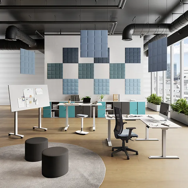 CUF MILANO Tetrix Baffle panneau acoustique plafond bureau
