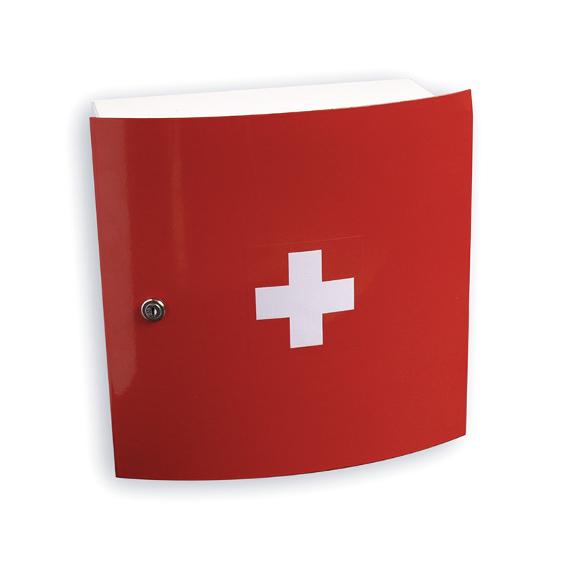 MOBIKA Médical Armoire pharmacie 1 porte 8 personnes