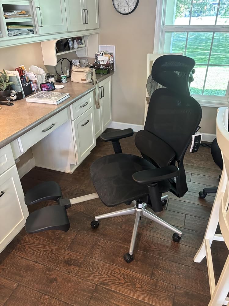 Hbada P Series P2 siège ergonomique gris soutien lombaire