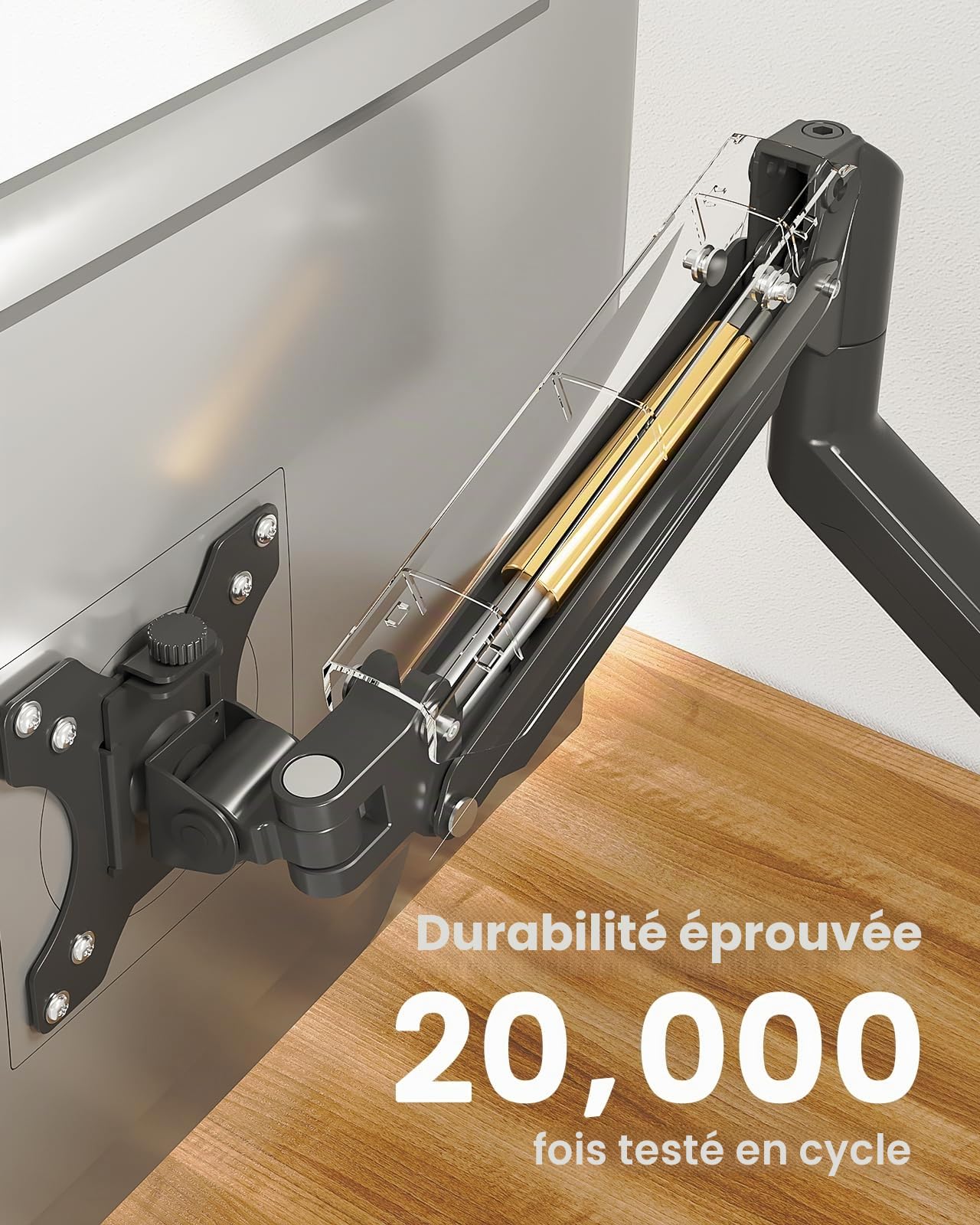 ErGear bras écran PC 13-34 pouces noir VESA 10 kg