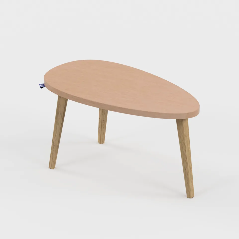Tizu Bellecombe table basse Combe L70cm Camel
