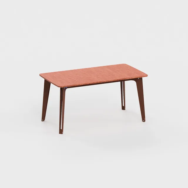 Tizu Brotteaux table L150 x 80 cm blanc 74 cm