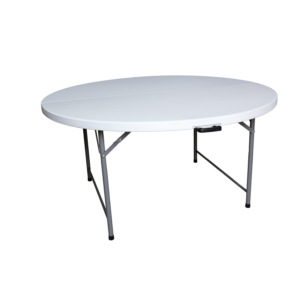 MOBIKA Réfectoire table ronde pliante plateau et pieds