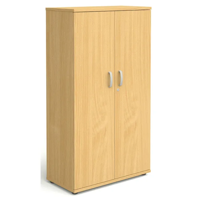 MOBIKA Bureau Meuble mi-haut portes battantes rangement