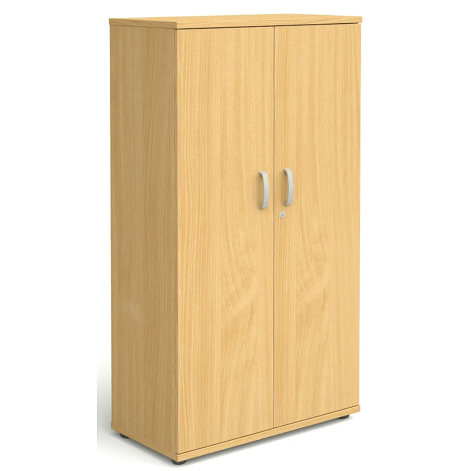 MOBIKA Bureau Meuble mi-haut portes battantes rangement
