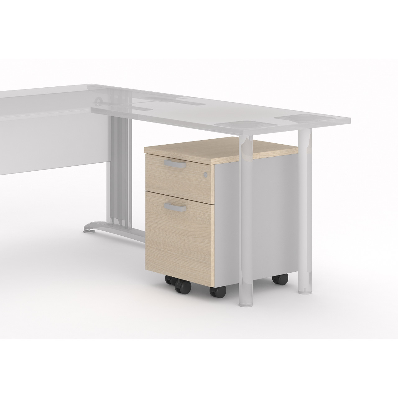 MOBIKA Bureau TONO Caisson mobile 1 tiroir + dossier