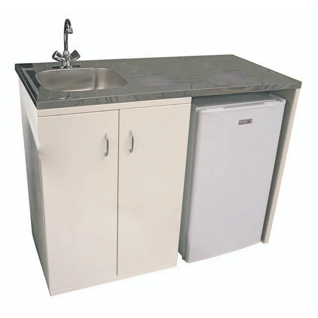 MOBIKA Kitchenette métal 120 x 60 cm réfectoire