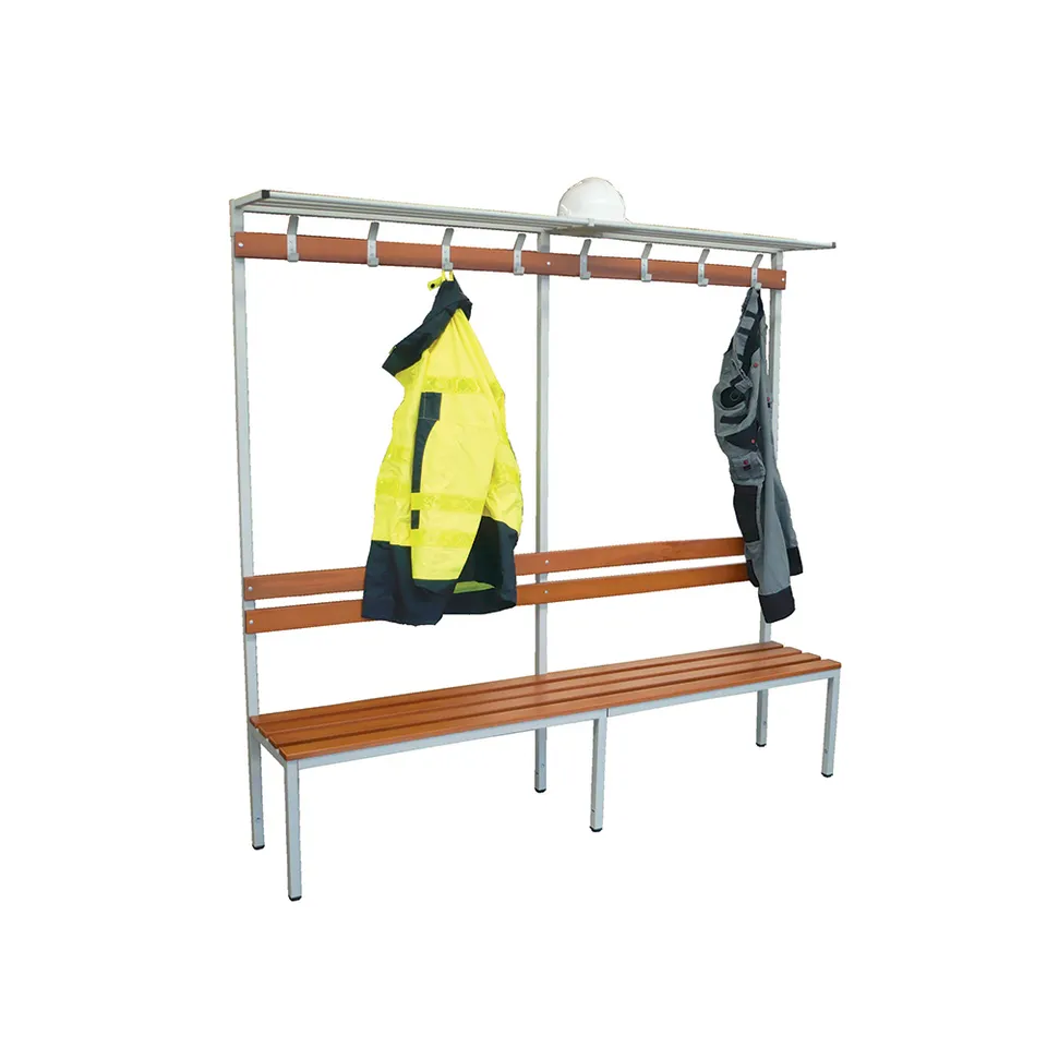 MOBIKA Industrie Banc porte-manteaux assise simple double