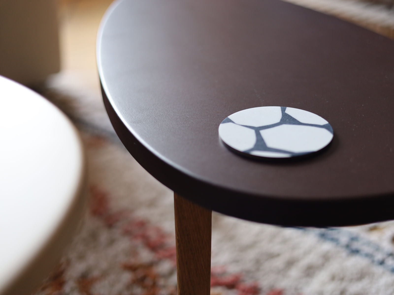 Tizu Objets déco lot 4 dessous de verre ping pong