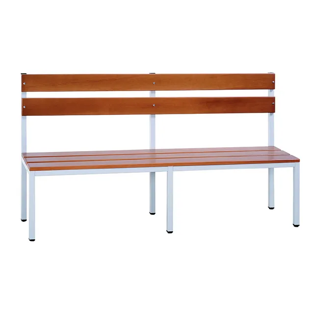 MOBIKA Réfectoire Banc bois avec dossier non empilable