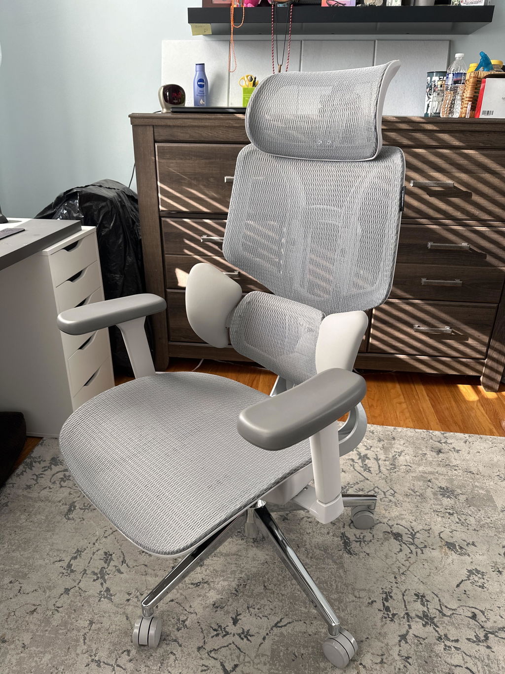 Hbada E3 Air Chaise de bureau rose assise confort