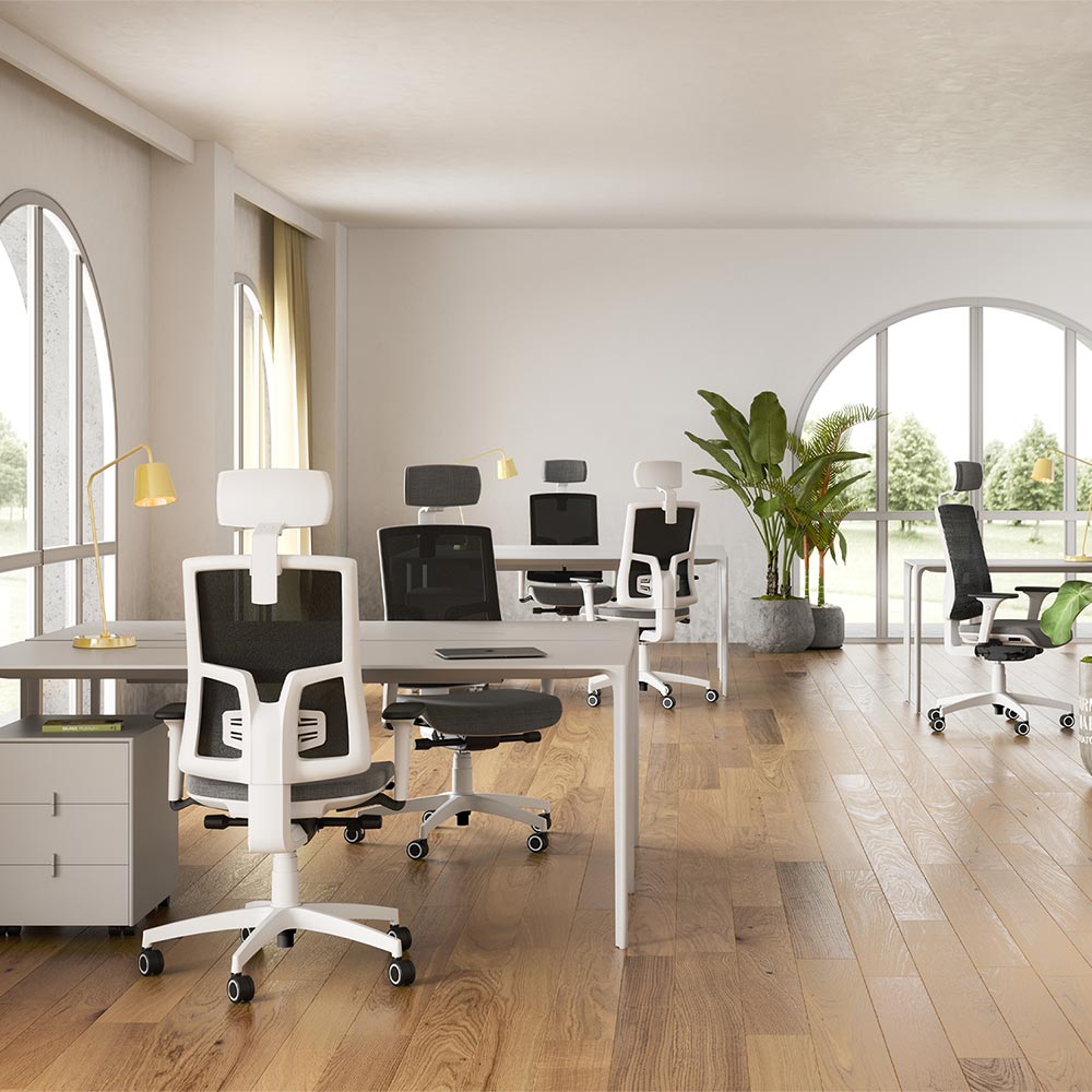 CUF Milano Oria Mesh chaise de bureau dossier résille