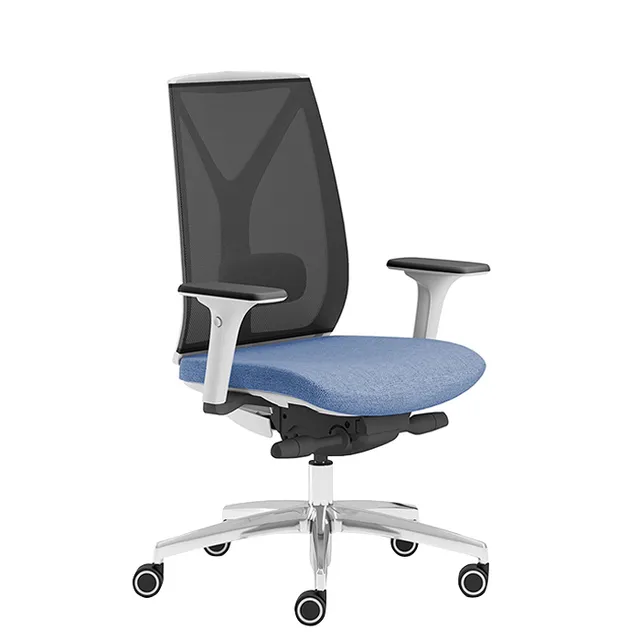CUF MILANO Velia Rete White siège bureau blanc